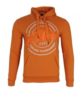 Hailys Men - hoodie fabius print oranje